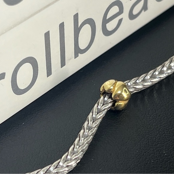 Trollbeads Retired Heart, Small, Gold Bead- 21118 - Picture 2 of 7